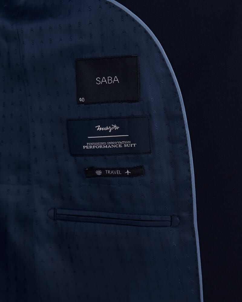 Sorkin Italian Wool Suit Jacket in NAVY