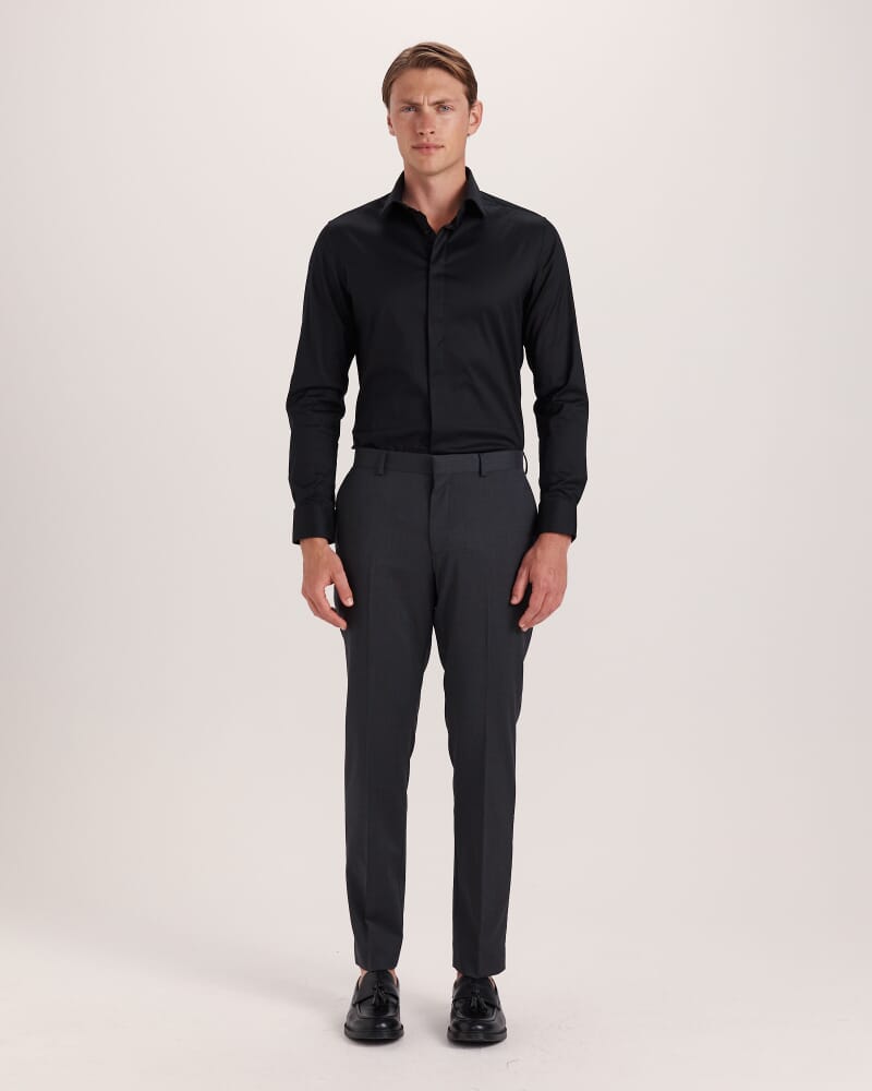 Sorkin Italian Wool Suit Pant in CHARCOAL