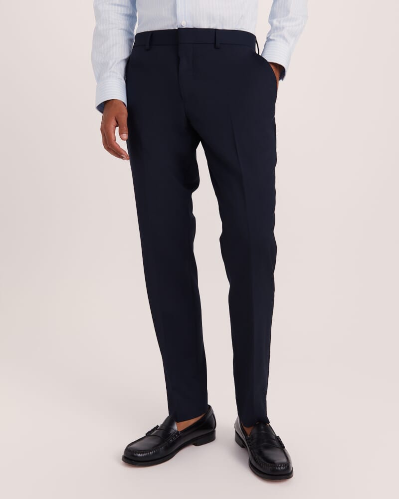 Sorkin Italian Wool Suit Pant in NAVY
