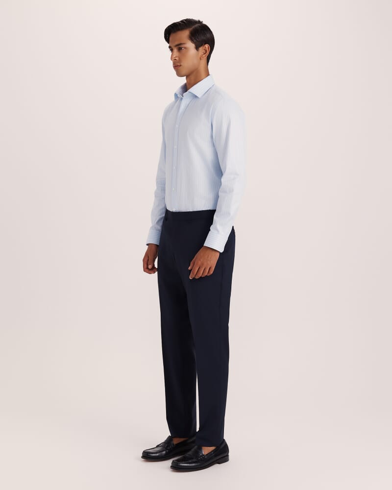 Sorkin Italian Wool Suit Pant in NAVY