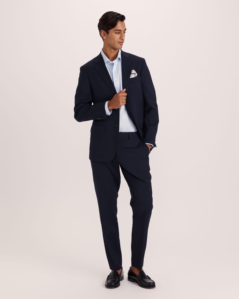 Sorkin Italian Wool Suit Pant in NAVY