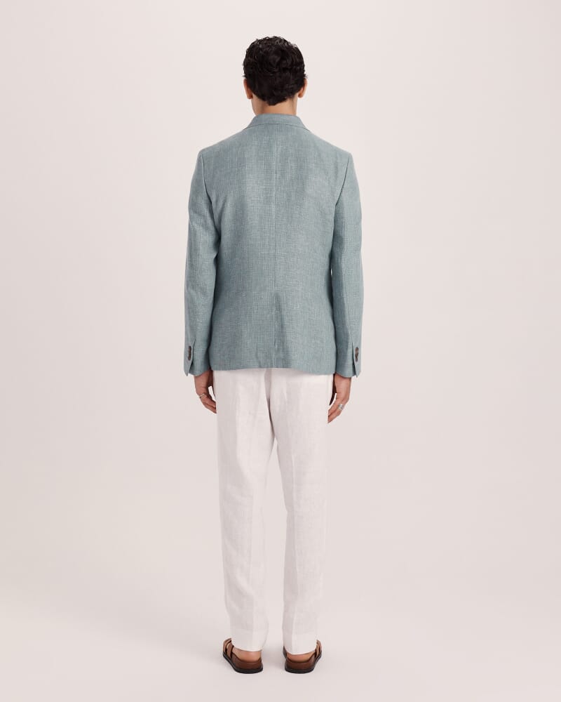 Corfu Textured Item Blazer in LIGHT GREEN