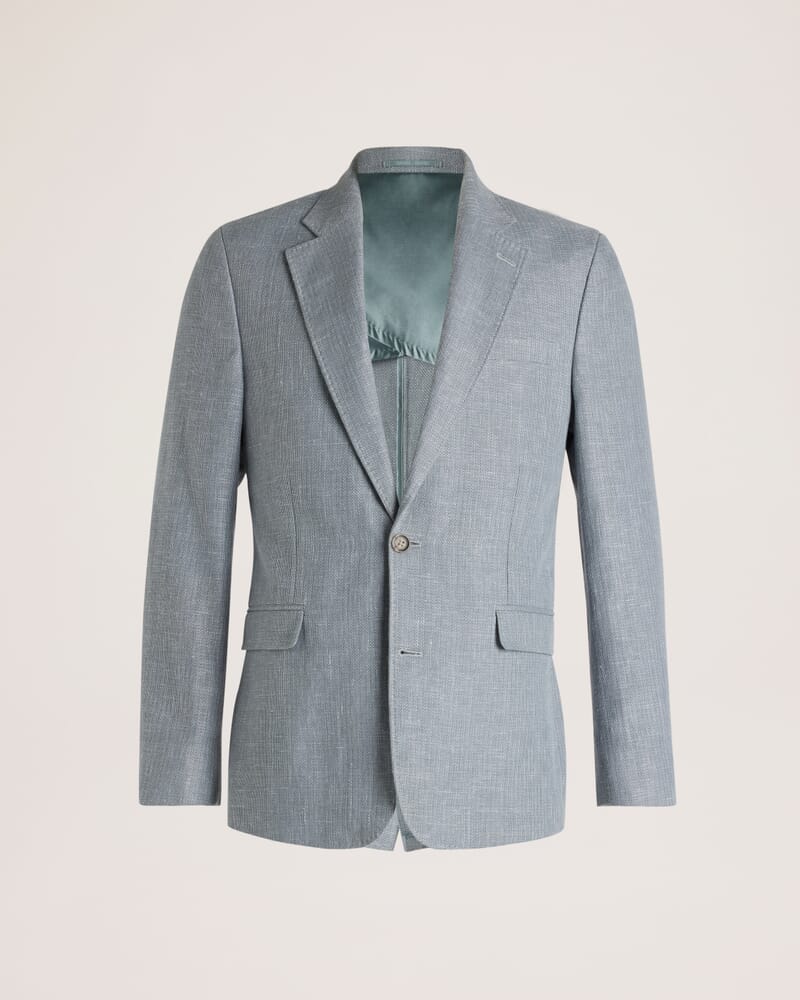 Corfu Textured Item Blazer in LIGHT GREEN
