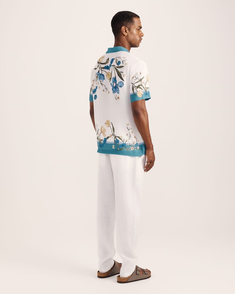 Olympus Print Short Sleeve Resort Shirt in MULTI