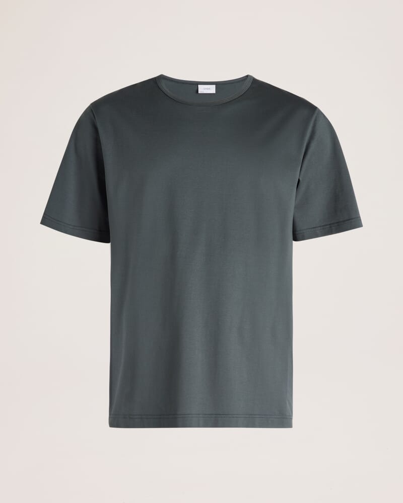 Emilio Mercerised Tee in FOREST