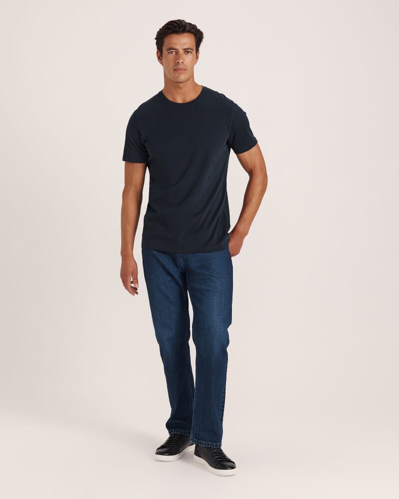 Super Soft Tee in WASHED BLACK