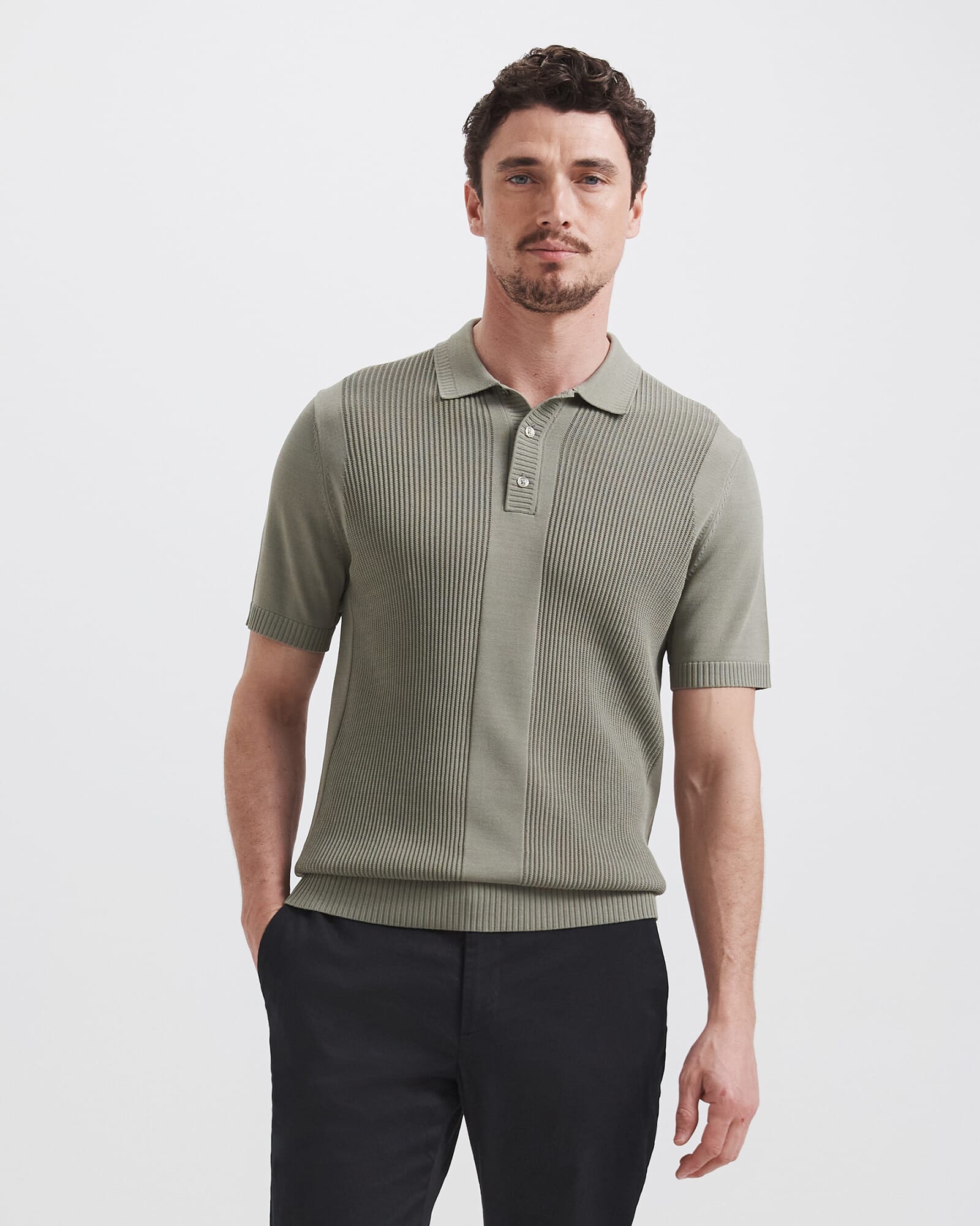 Zander Knit Polo