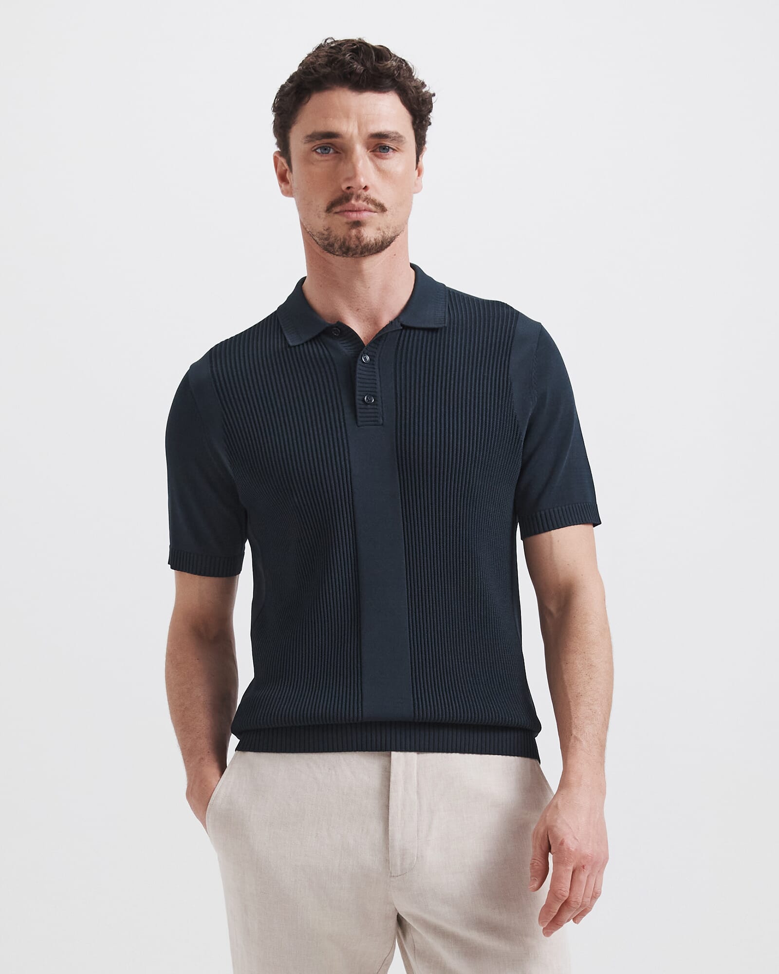 Zander Knit Polo