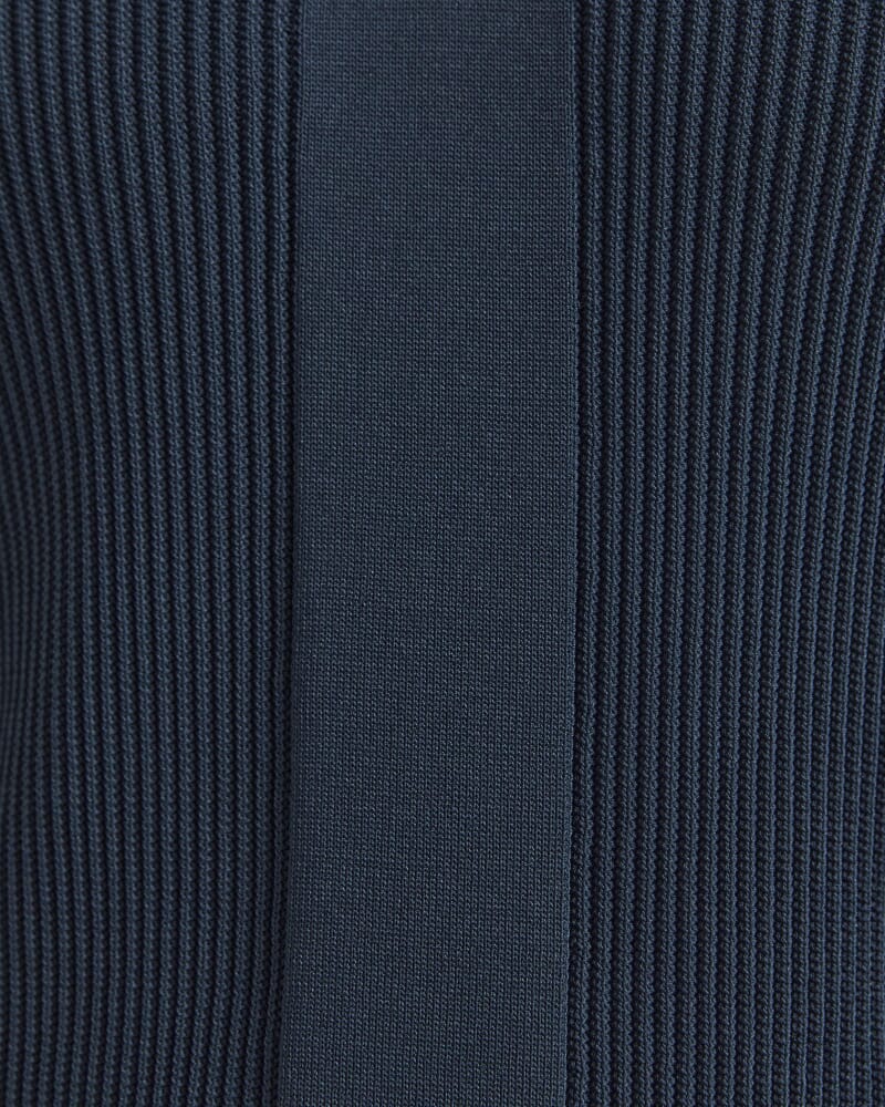 Zander Knit Polo in NAVY