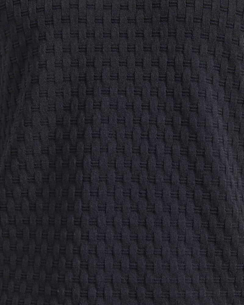Dion Knit Polo in BLACK