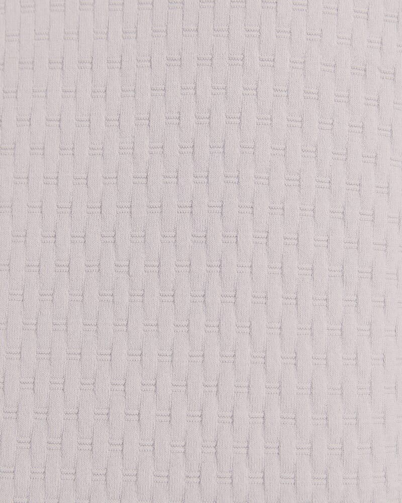 Dion Knit Polo in SILVER