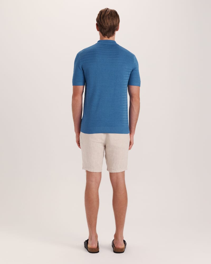 Aether Knit Polo in ROYAL BLUE