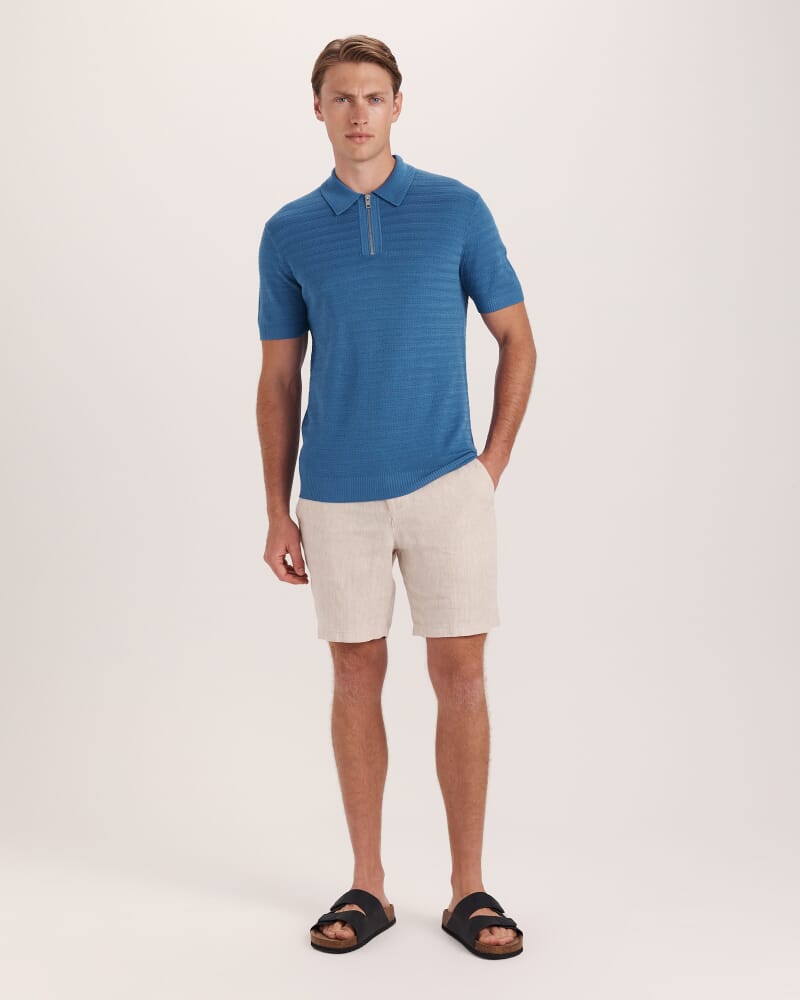 Aether Knit Polo in ROYAL BLUE