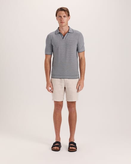 Nixos Knit Polo in INK