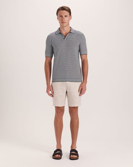 Nixos Knit Polo in INK