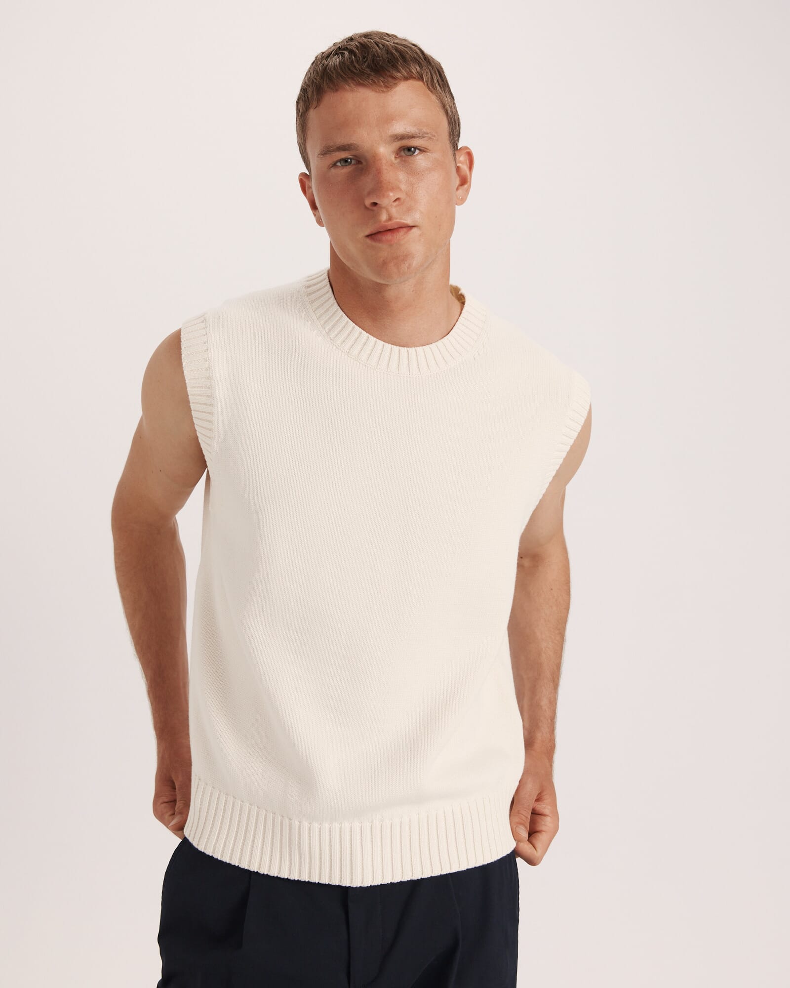 Damon Cotton Knit Vest