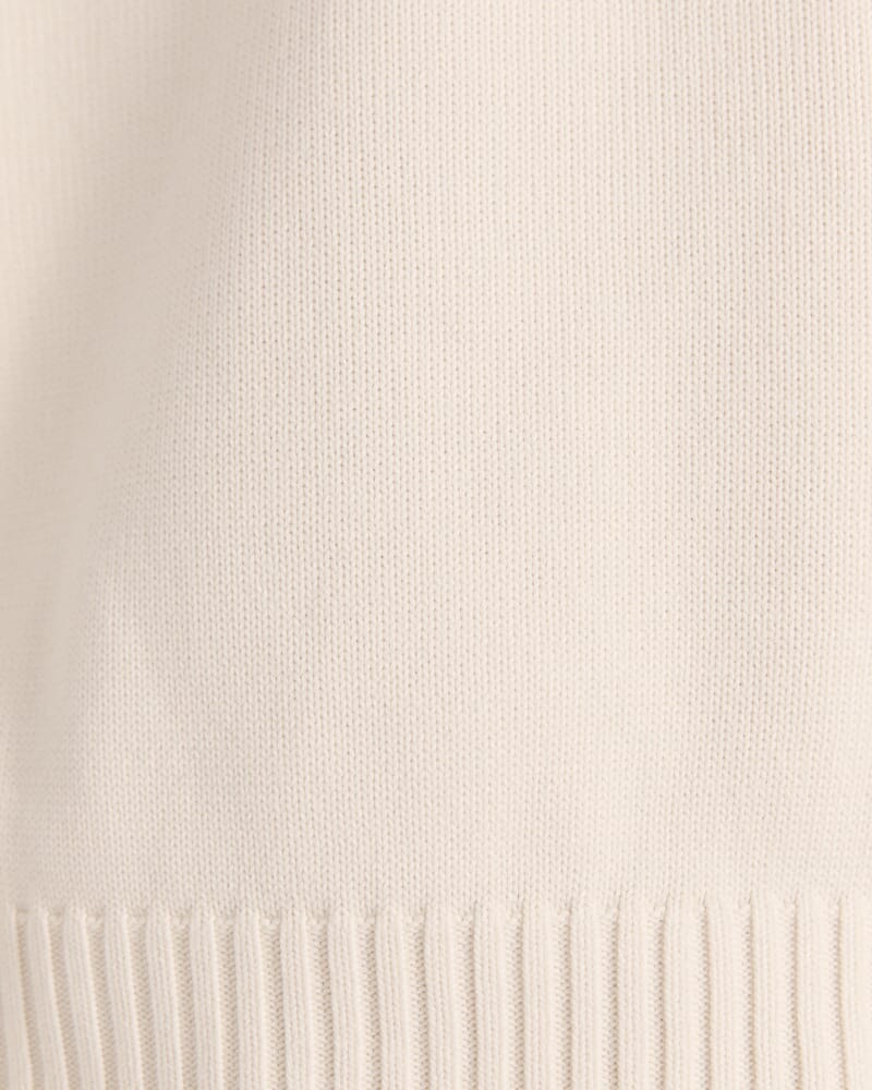 Damon Cotton Knit Vest in CREAM