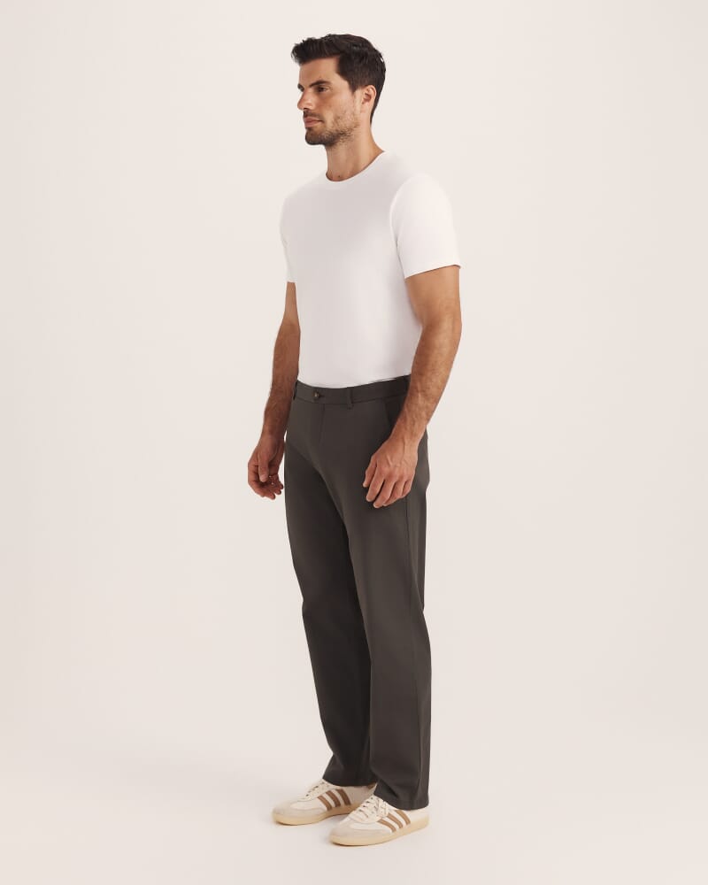 Mills Cotton Straight Leg Chino in BELUGA