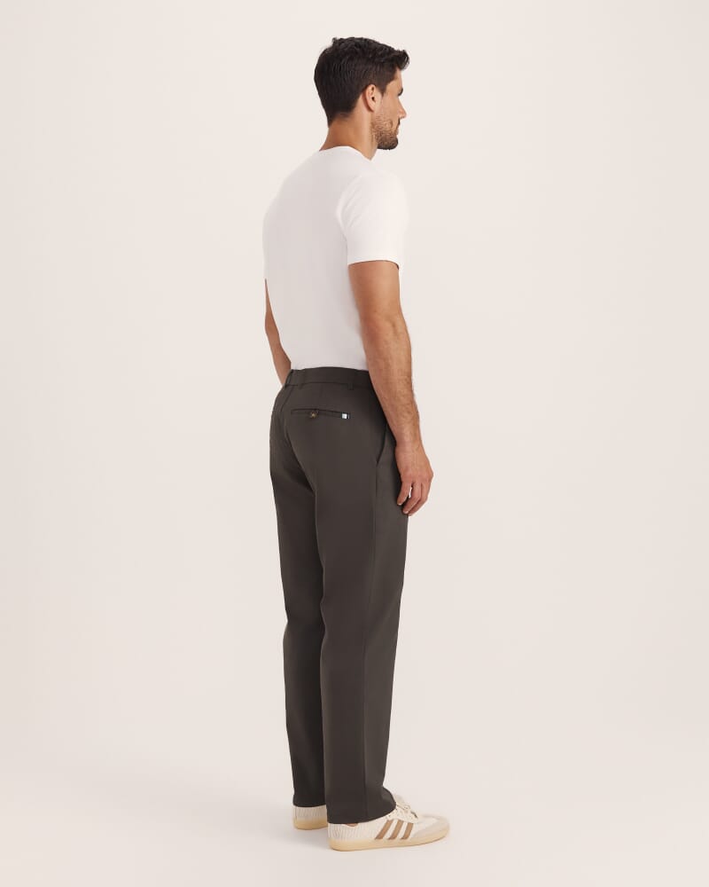 Mills Cotton Straight Leg Chino in BELUGA