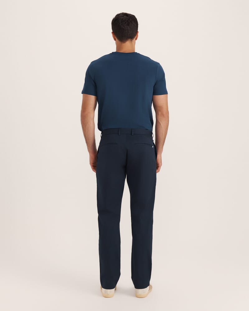 Mills Cotton Straight Leg Chino in NAVY