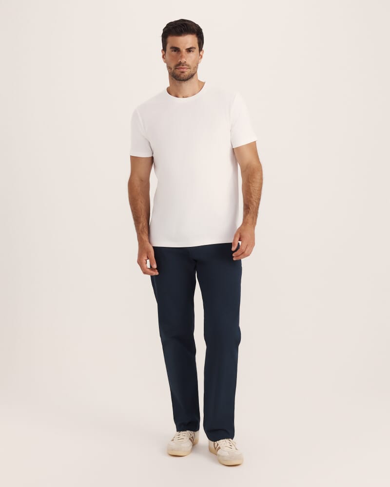 Mills Cotton Straight Leg Chino in NAVY