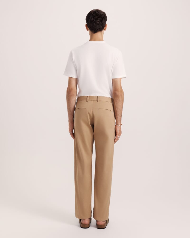 Mills Cotton Straight Leg Chino in SAND