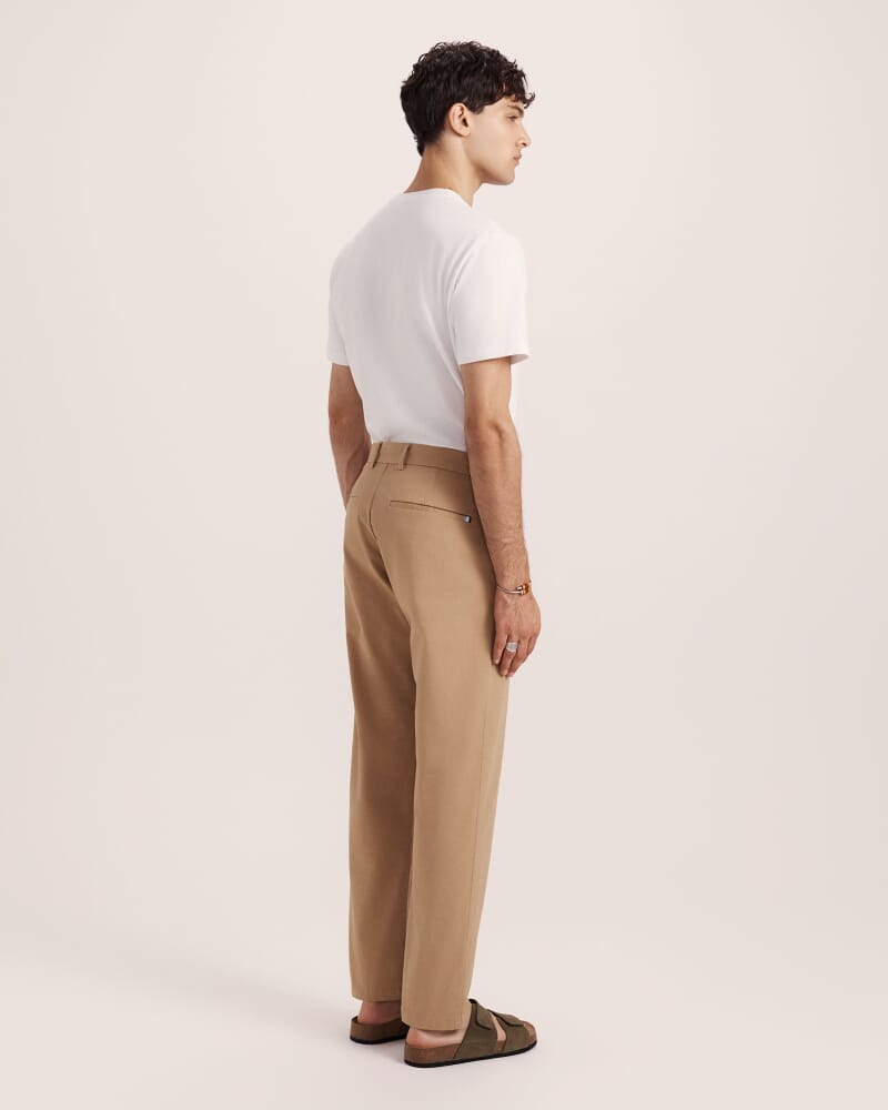 Mills Cotton Straight Leg Chino in SAND