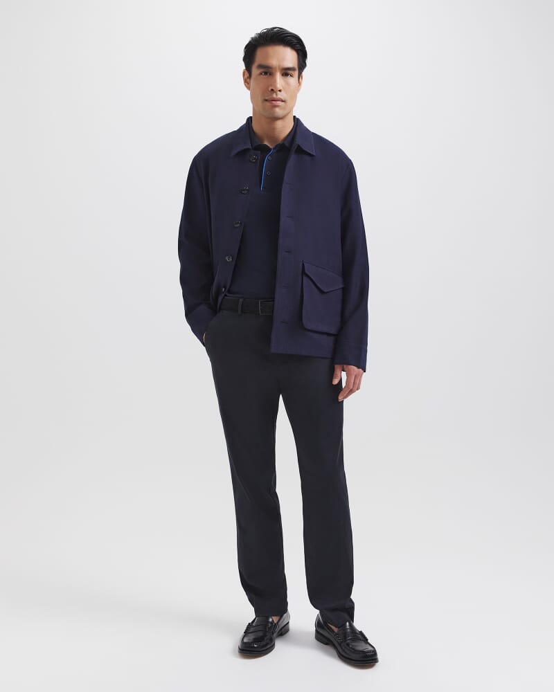 Goddard Viscose Linen Jacket in INK