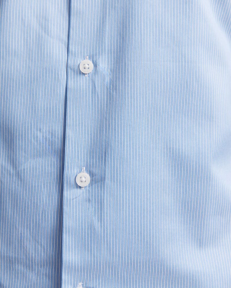 Joseph Long Sleeve Stripe Shirt in BLUE/WHITE