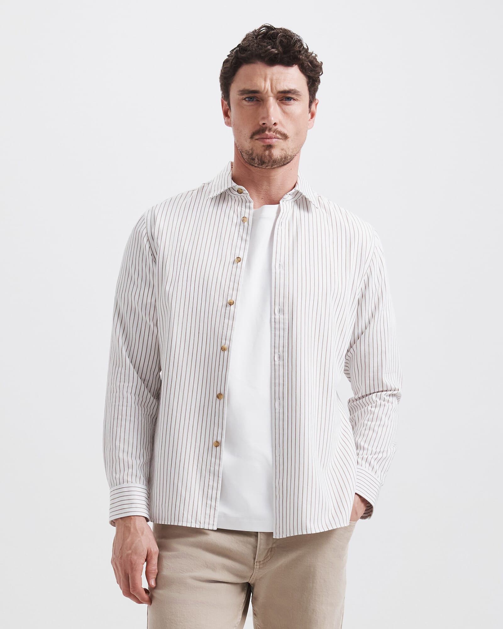 Mason Cotton Stripe Shirt