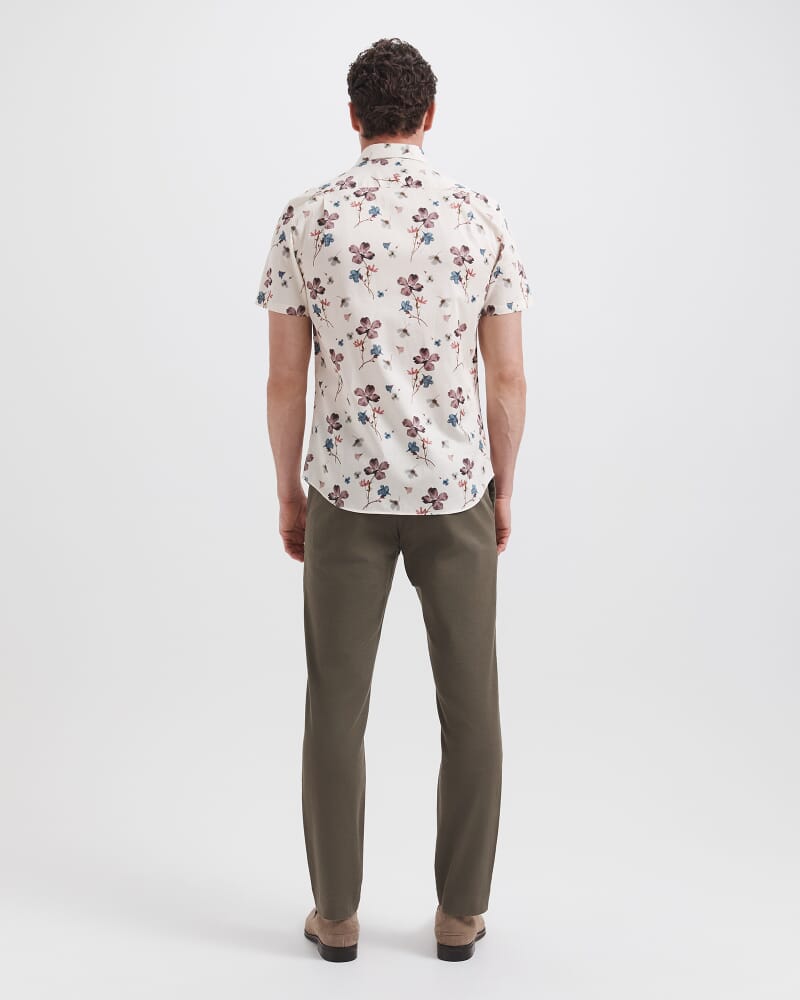 Jean Luc Short Sleeve Print Shirt in MULTI