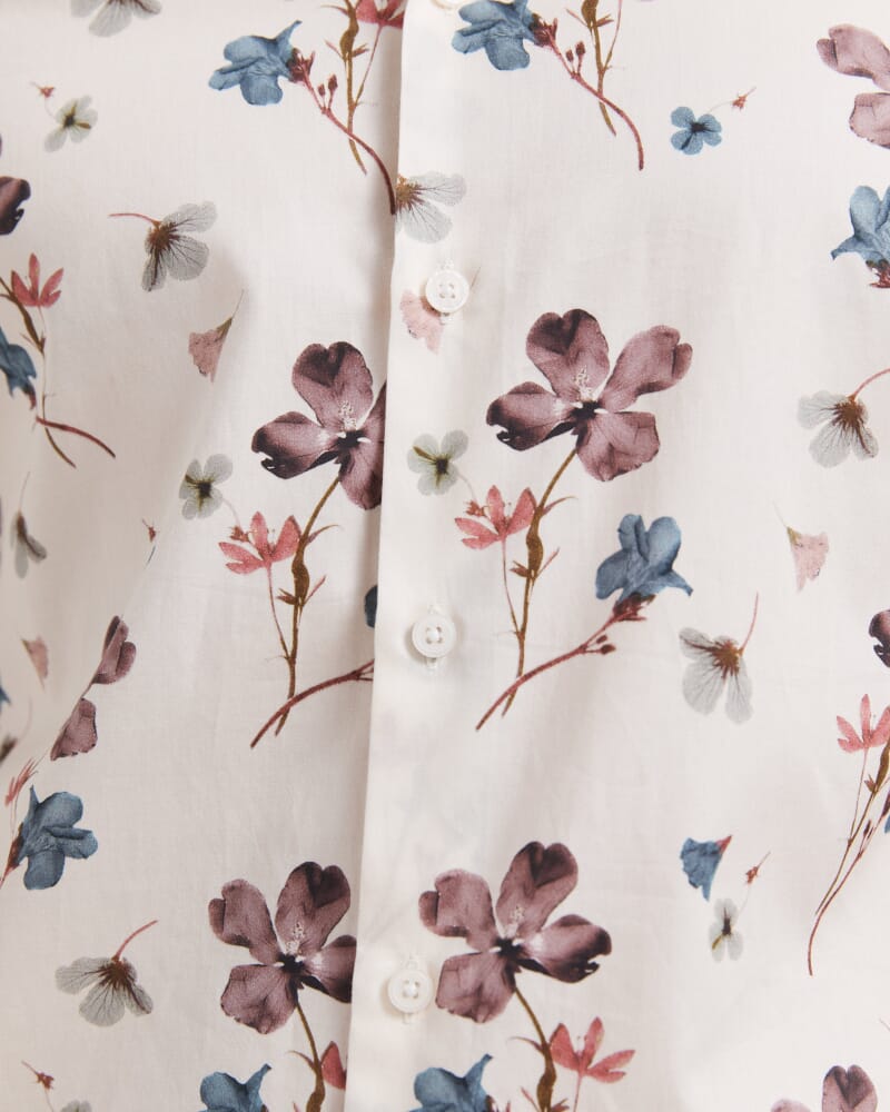 Jean Luc Short Sleeve Print Shirt in MULTI