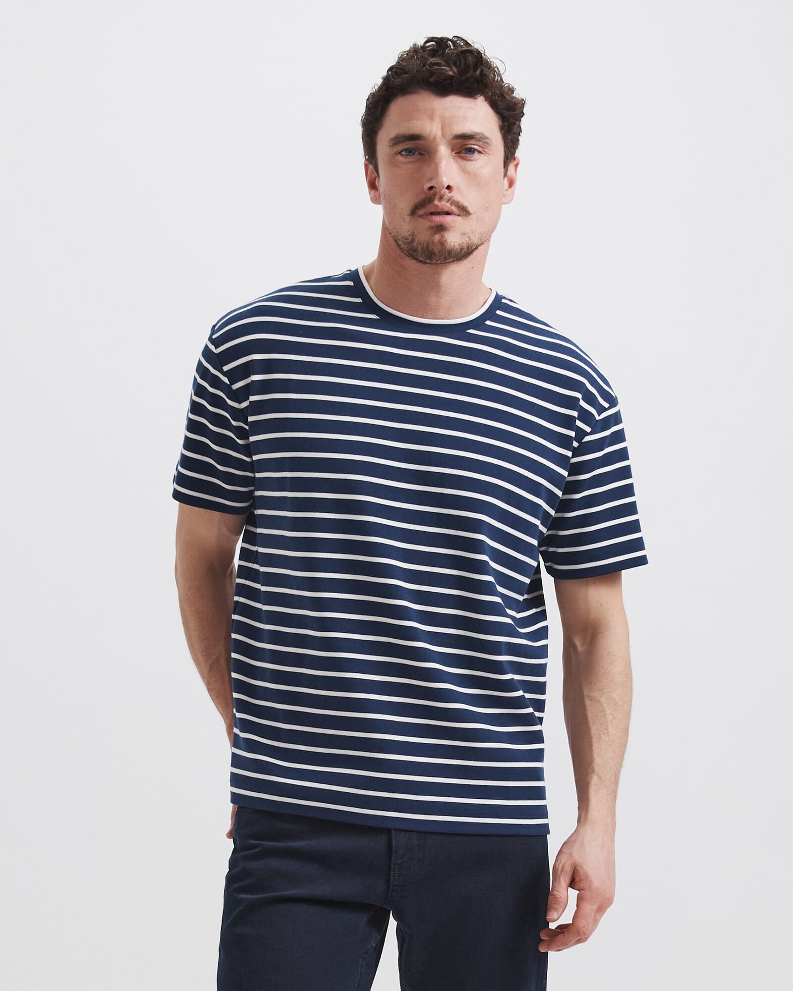 Rafe Heavyweight Stripe Tee