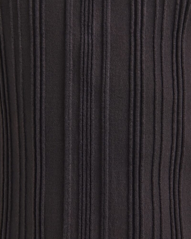 Cerrone Cotton Nylon Knit Polo in CHOCOLATE