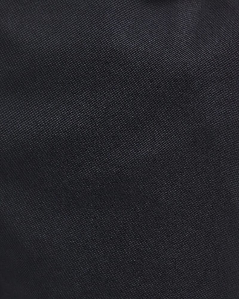 Chris Textured Regular Chino in BLACK INK