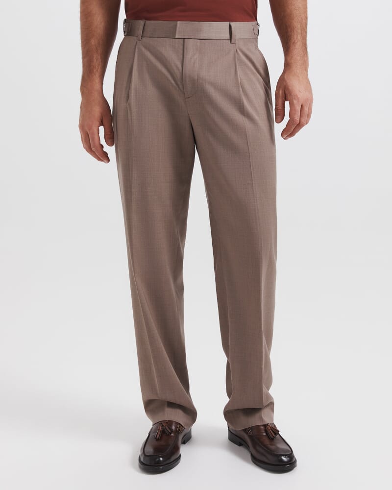 Sorkin Pleat Front Pant in OLIVE