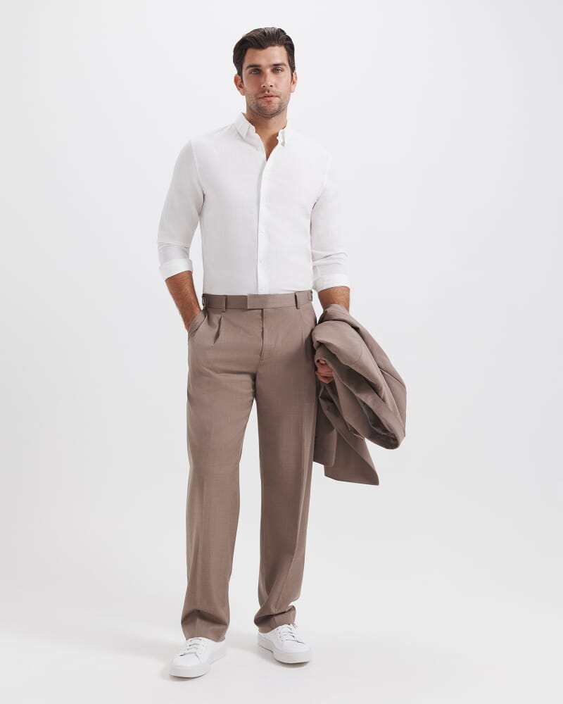 Sorkin Pleat Front Pant in OLIVE