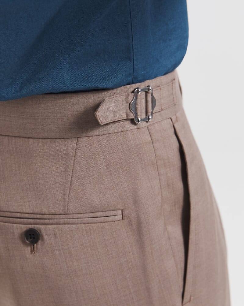 Sorkin Pleat Front Pant in OLIVE