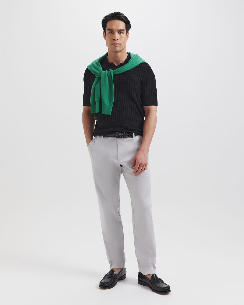 Chad Cotton Chino in MISTY GREY