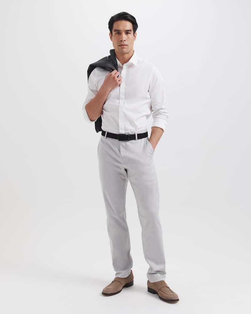 Chad Cotton Chino in MISTY GREY