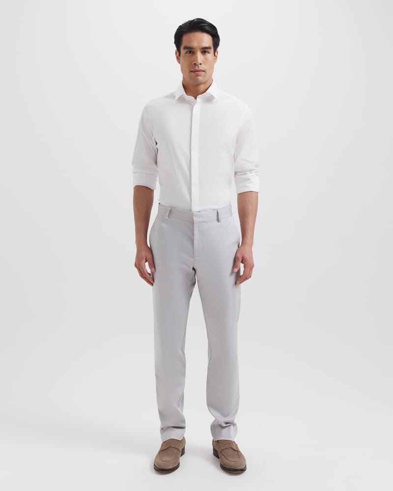 Chad Cotton Chino in MISTY GREY