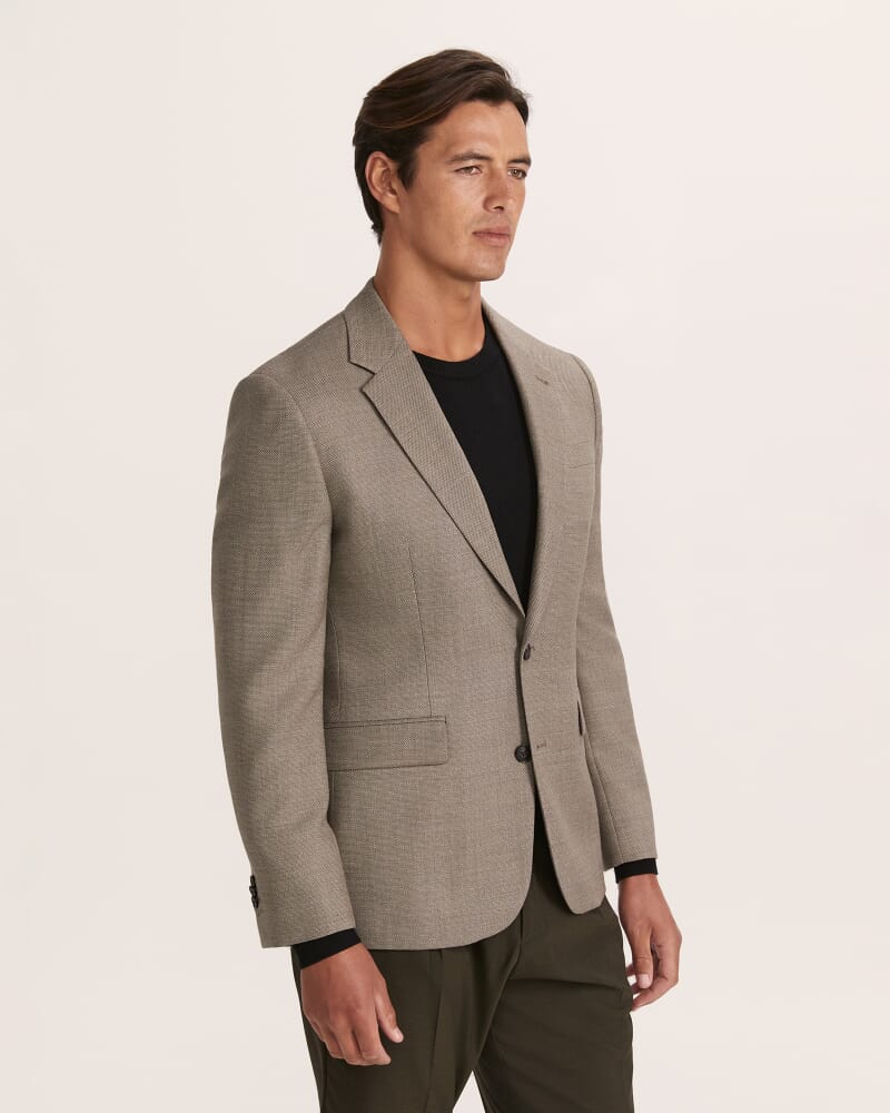 George Item Wool Jacket in BARK