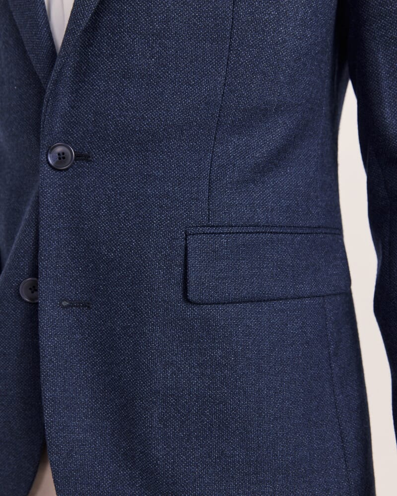 George Item Wool Jacket in DARK NAVY