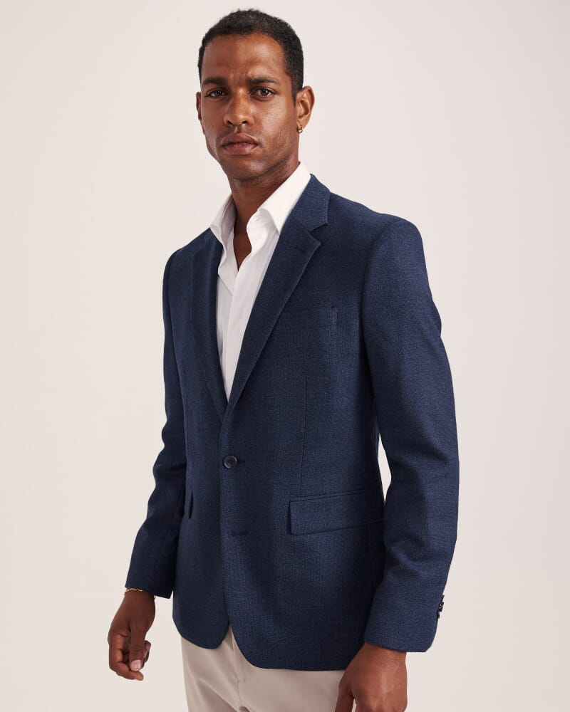 George Item Wool Jacket in DARK NAVY