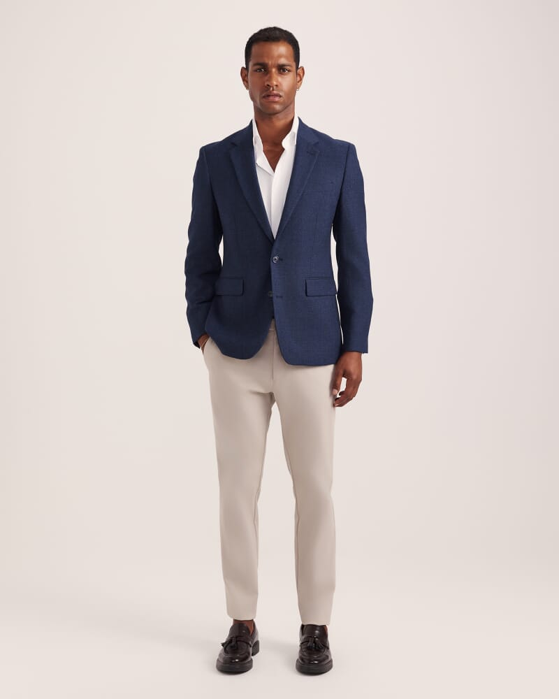 George Item Wool Jacket in DARK NAVY