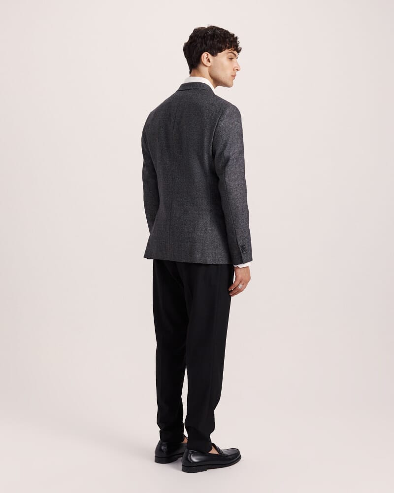 George Item Wool Jacket in GRAPHITE