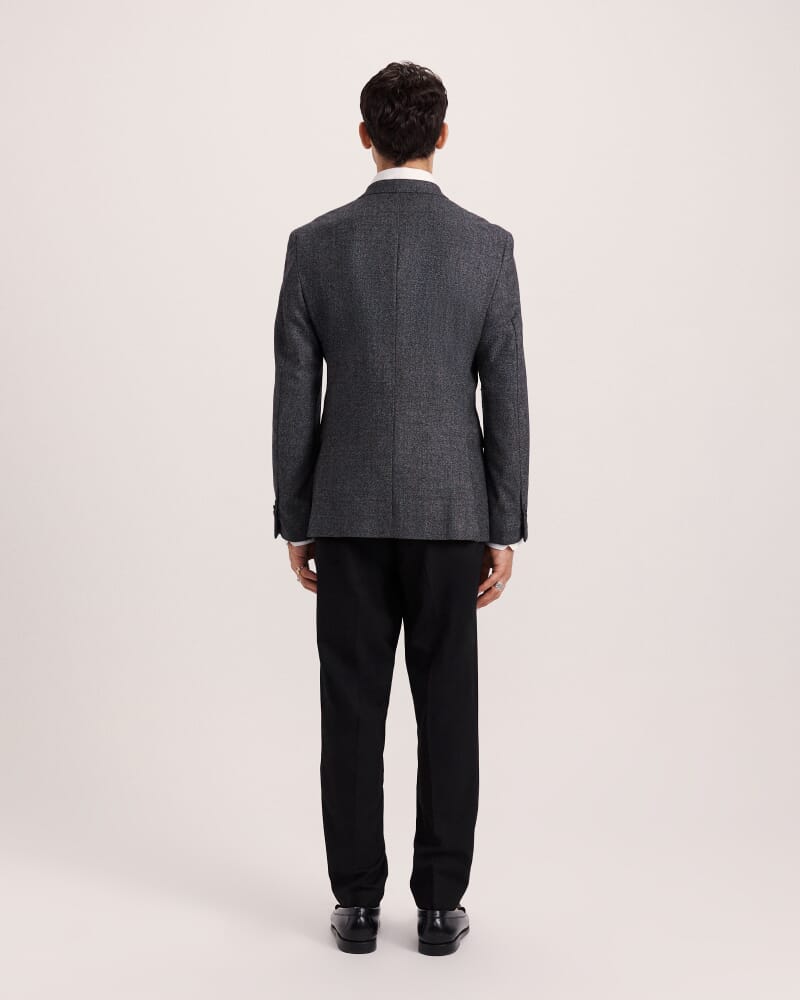 George Item Wool Jacket in GRAPHITE