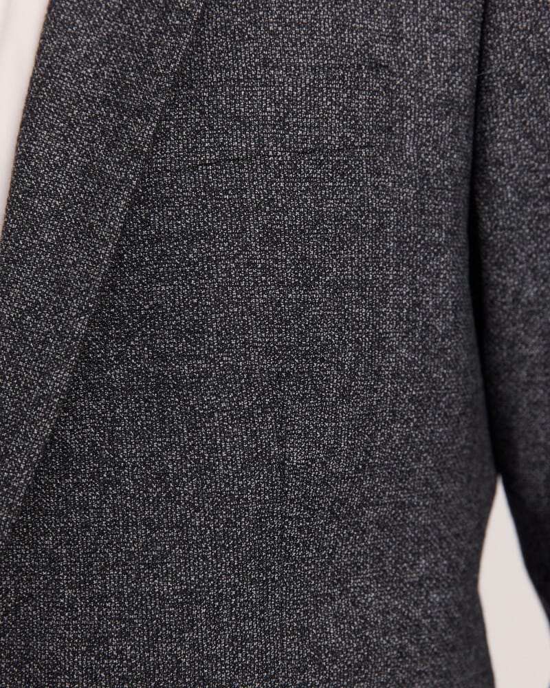 George Item Wool Jacket in GRAPHITE