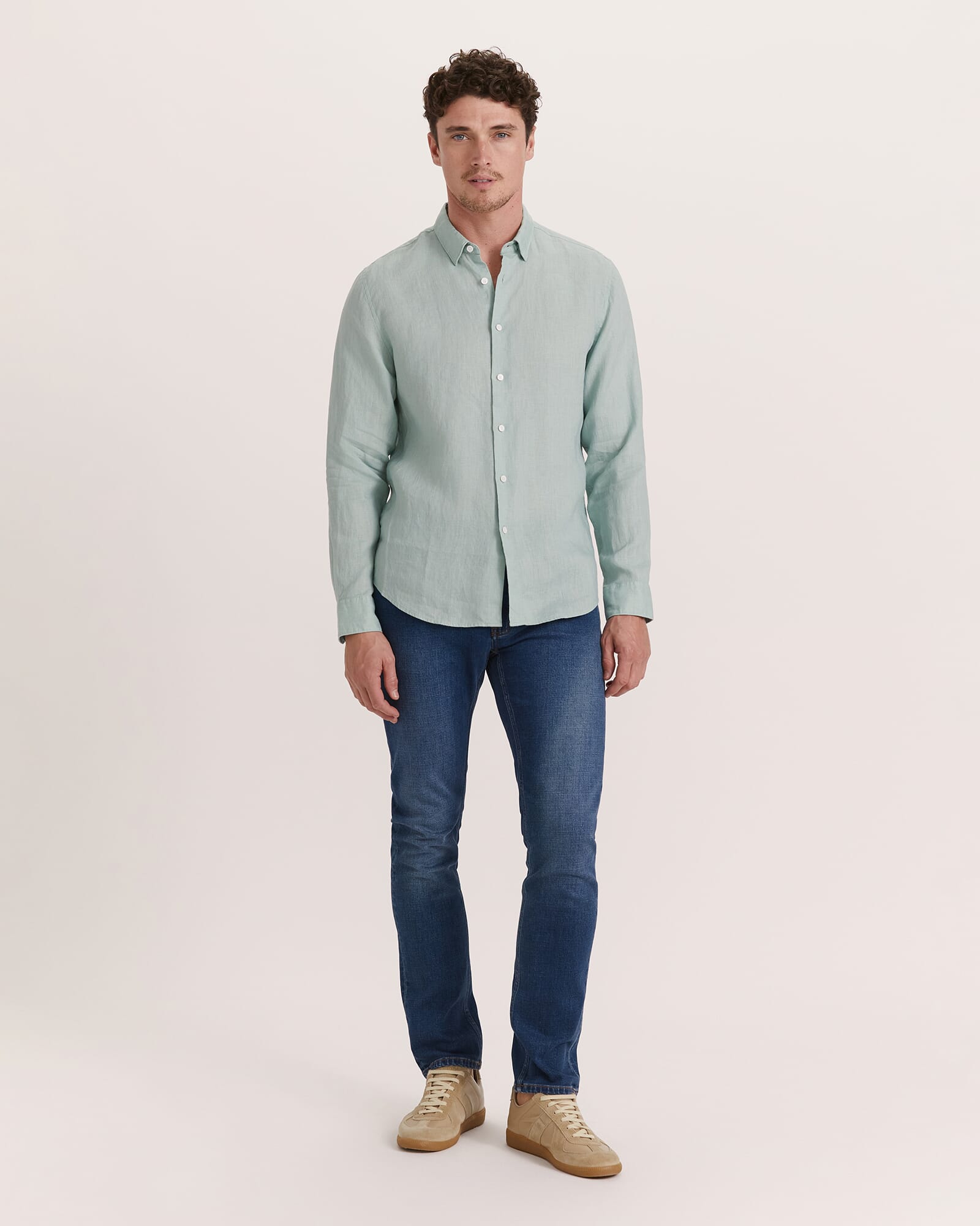 Anderson Long Sleeve Classic Linen Shirt