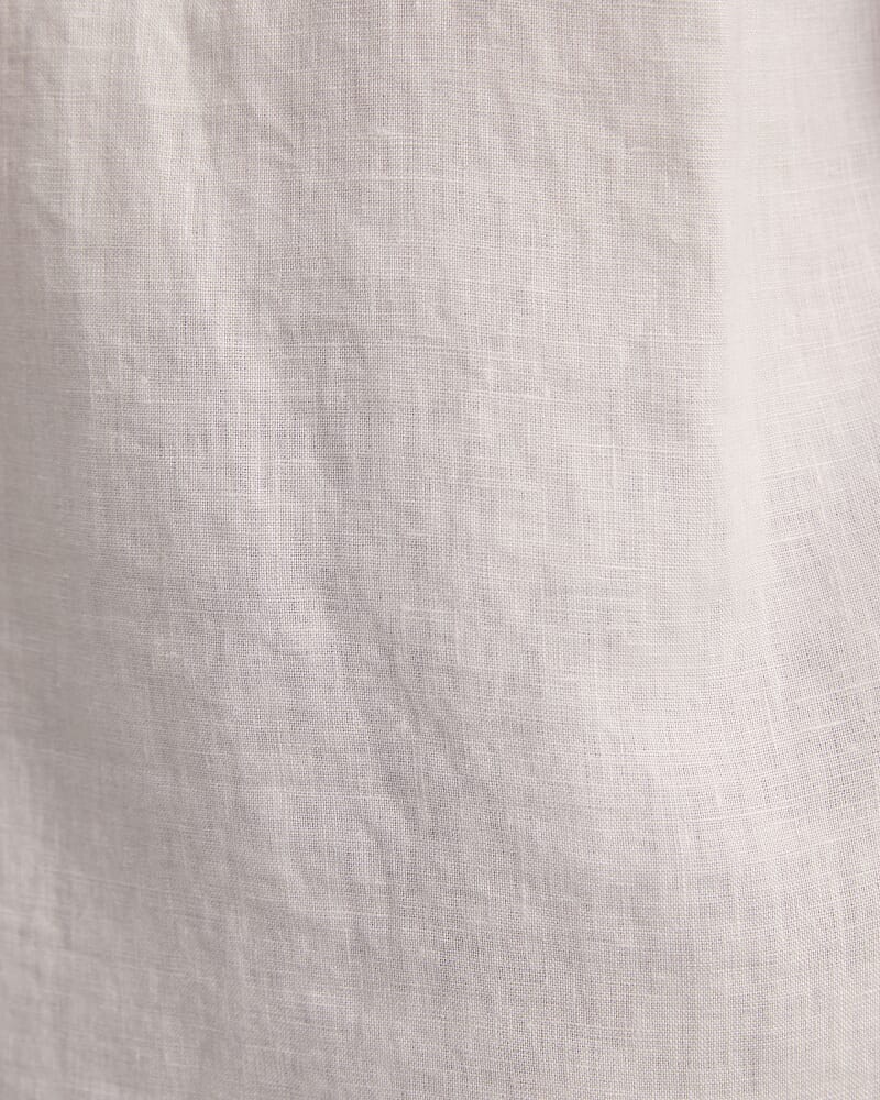 Anderson Long Sleeve Classic Linen Shirt in NEUTRAL